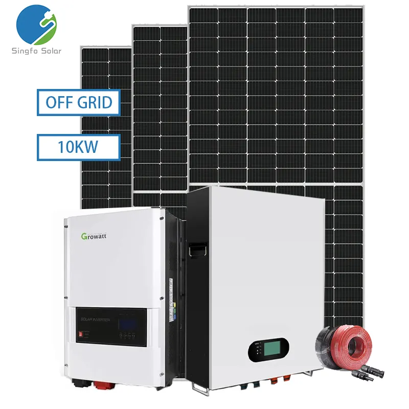 Commercio all'ingrosso Off grid portatile piccolo sistema di energia solare 300W 500W 1KW sistema di pannelli solari con batteria Inverter per la casa