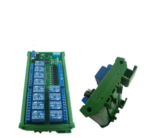 Módulo de relé UART RS485 de salida de entrada Digital de 12 canales Modbus RTU DIN35 C45 caja de riel para control de máquina de Motor LED PLC PTZ - Product Image 2