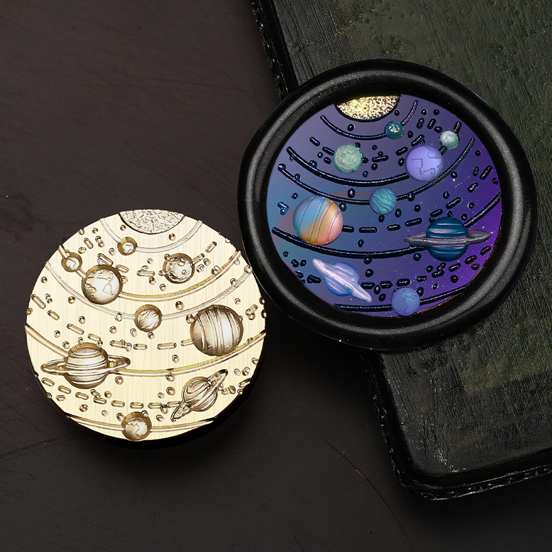 Universe and Galaxy (3cm relief with broken edge)