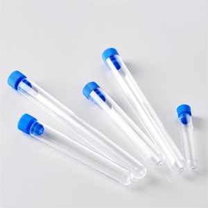 IBELONGホット販売ラボPSプラスチック試験管コルクストッパー付き20x150mm