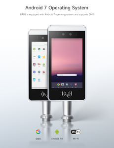 Módulo de reconocimiento RFID facial HFSecurity RA08 con sistema Ready Cloud para la asistencia del tiempo de los empleados