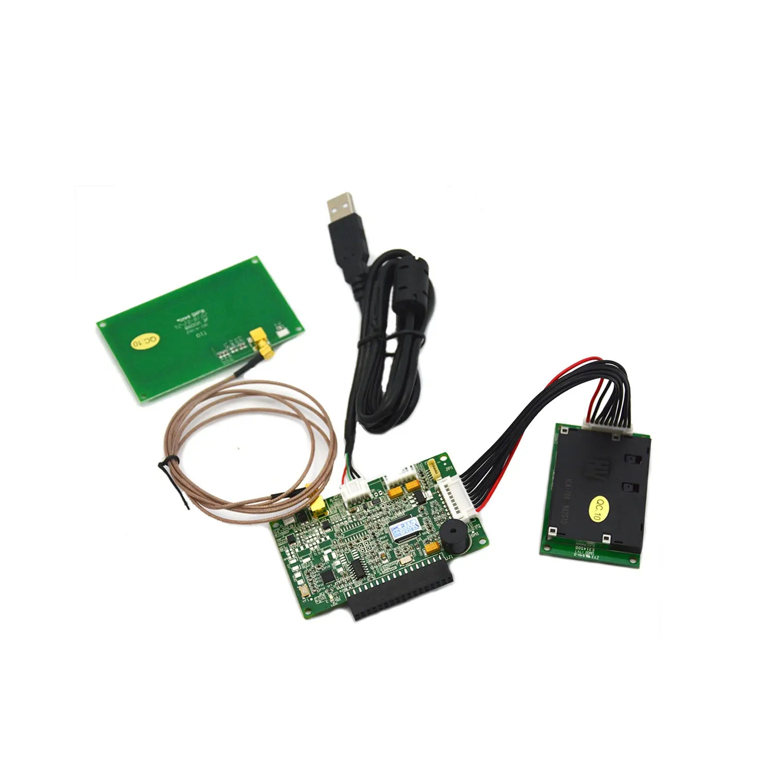 3 in 1 modulo astuto magnetico del lettore di schede del Chip RFID del contatto di USB / RS232 13.56 MHz EMV MSR HCC-T10-DC3