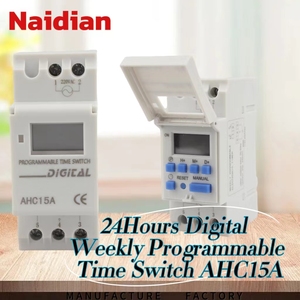 AHC15A DHC15A Woche Programmier barer digitaler Tisch timer 220V Zeit schalter 3-Phasen-Timerschalter Timer-Schalter relais - Product Image 2