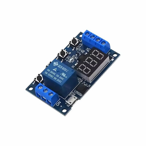 DC 6-30V Timer relè programmabile ritardo relè temporizzatore ciclo modulo con Display a LED 6V 9V 12V 24V Micro USB Smart Home Controller - Product Image 1