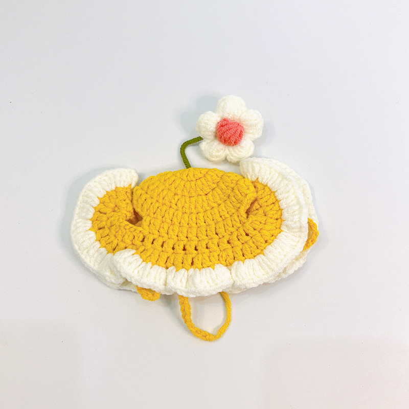 Yellow pink flower