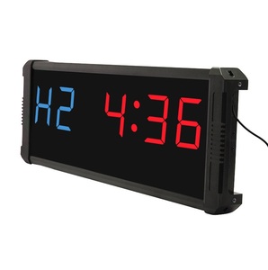 Design nuovo di zecca 4 pollici 6 cifre LED palestra allenamento digitale Fitness Timer conto alla rovescia pugilato allenamento intervallo Timer orologio - Product Image 2