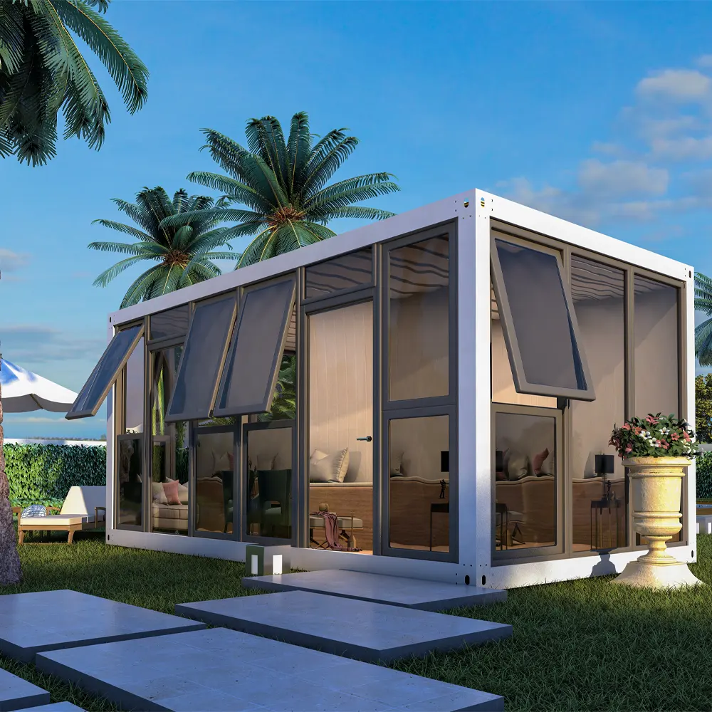 Casa contenedor prefabricada de nuevo diseño Casa de jardín prefabricada pequeña para oficina al aire libre