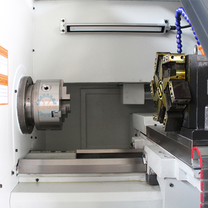 Máquina de torno Cnc de cama plana pequeña de China, con eje C para torneado de Metal - Product Image 6