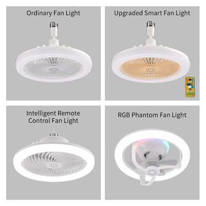 Ventilatori da soffitto promozionali luci a Led telecomando E27 luce per ventilatore da remoto da soggiorno multifunzione - Product Image 2
