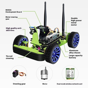 Jetson Nano AI RC araba yarışı JetRacer AI kiti çift kontrolörleri AI Robot Lidar haritalama işletilen robot Donkeycar zeka geliştiren oyuncak - Product Image 4