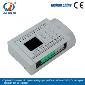 Huaqingjun-Transistor de salida de 12 pulgadas, PLC, entradas analógicas de 2 canales, 0-10V, WIFI, Control remoto, plc para cilindros - Product Image 4