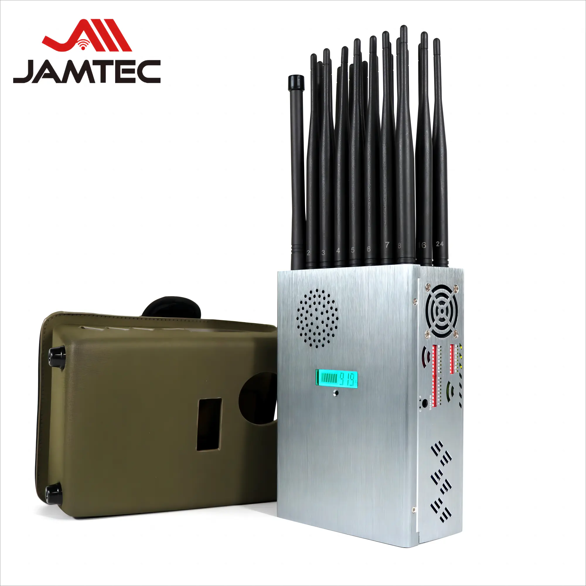 N24 tragbares Handheld 24 Antennen Handy 2G 3G 4G 5G GPS WLAN-Lojack VHF UHF 315 433 Signaldetektor