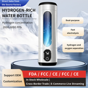 Nhà Máy Giá 400Ml Pcs Hydrogen Chai Nước Thiết Kế Mới Cao Cấp Xách Tay Hydrogen Chai Nước Và Hydrogen Máy Phát Điện - Product Image 2