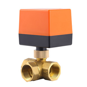 3线2-punkt控制电动球阀DC12V DC24V AC220V控制T型三通电动来样定做 - Product Image 6