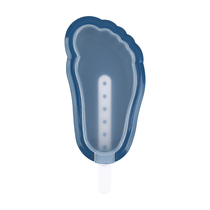Forme de pied bleu marine