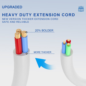 Удлинительное гнездо PD20W Type-C с быстрой зарядкой, USB-разъём, 3-стороннее универсальное Удлинительное гнездо - Product Image 4
