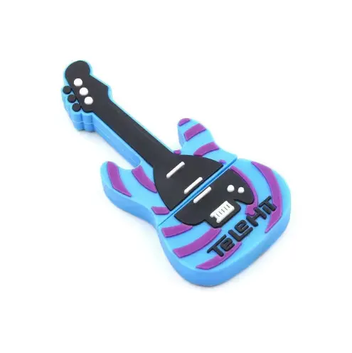 Gitar Piano biola berbentuk USB, instrumen musik Flash Drive perangkat penyimpanan USB