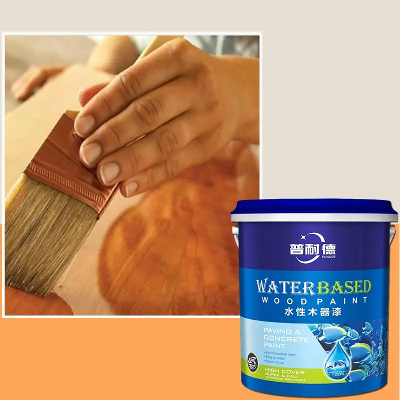 Furniture Coatings Acrylic Waterborne Paint with Excellent Coverage and Silky Feeling