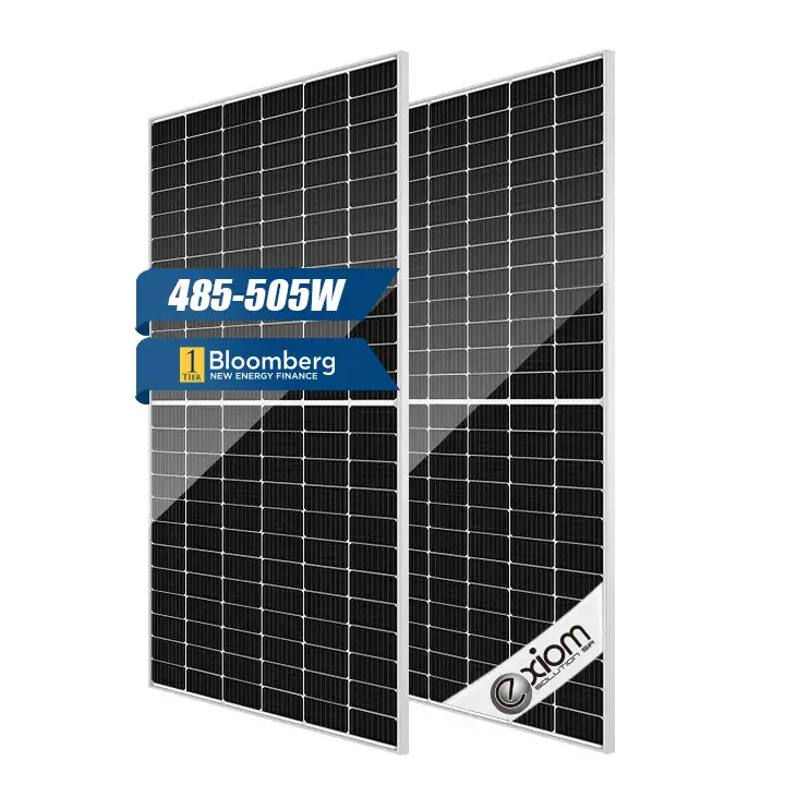 Exiom módulo solar fotovoltaico painel solar meia células solares 500 Watt 485 W 490 W 495 W 505 W preço do painel solar mono