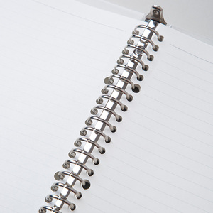 Diario personalizado A5, cubierta transparente de Pp, cuaderno de notas en espiral rellenable, carpeta de hojas sueltas - Product Image 2