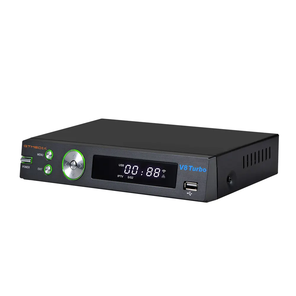 아랍어 GTMedia V8Turbo DVB-C J.83-AC H.265 10bit HD DVB S2X/T2/케이블 수신기 비디오 디코더 셋톱 박스 TV 수신기