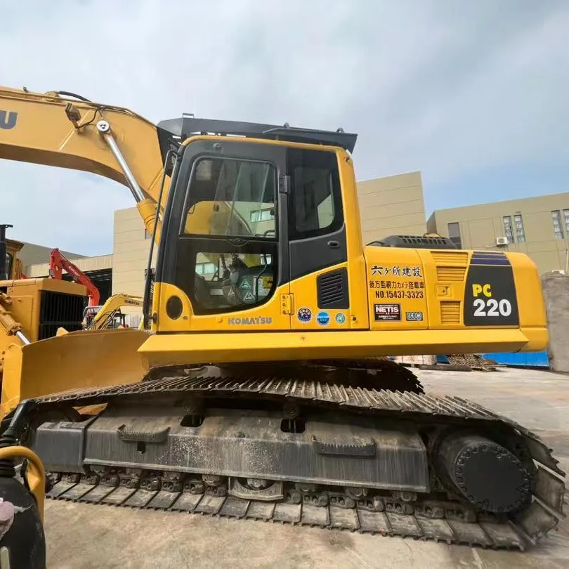 Komatsu pc220-8 חופר בניית ציוד בשימוש pc220 מחפר למכירה טובה מחיר komatsupc220 מכונות secon-יד