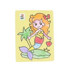 Custom <strong>Cartoon</strong> Sticker Sand <strong>Art</strong> Drawing Toy Painting Set Sand Non-Toxic Colored Sand for <strong>Kids</strong> <strong>Arts</strong> &amp; Crafts Fun Home Activities - Product Image 2