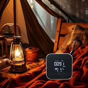 เครื่องตรวจจับก๊าซคาร์บอนมอนอกไซด์3-in-1ตรวจวัดความชื้นอุณหภูมิเครื่องตรวจจับก๊าซคาร์บอนมอนอกไซด์สำหรับบ้าน RV แคมป์ - Product Image 5
