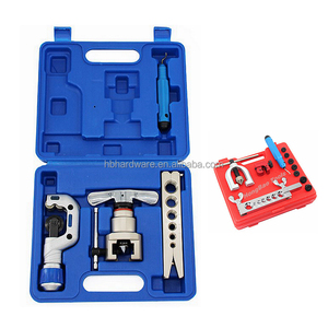 45 derece 3/16- 3/4 "ağız açma aracı kiti HVAC Flare eksantrik boru bakır boru hortum boru çapak alma boru ışıl ışıl cihaz aracı Set - Product Image 1