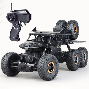1:10 6WD Diecast Metal canavar kamyon Model kaya paletli uzaktan kumanda RC araba çocuklar için - Product Image 1
