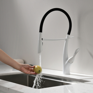 Chất Lượng Cao Hiện Đại Silicone Từ Nóng Lạnh Nước Bồn Rửa Vòi Nước Duy Nhất Xử Lý Nước Mixer <span class=keywords><strong>Tap</strong></span> Brass Kéo Nhà Bếp Vòi Nước - Product Image 1