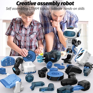 2,4 GHz 3 In 1 Smart Rc Roboters tiel Diy Baustein Robotik Kit Spielzeug Programmier bar Rc Smart Robot Lernspiel zeug für Kinder