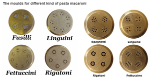 15kg khuôn mẫu khác nhau Spaghetti mì ống mì ống Nhà sản xuất ống rỗng mì ống máy đùn chế biến mì ống mì ống máy làm - Product Image 3