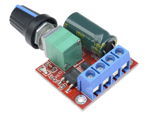 Mini 5A 90W PWM 12V DC Motor hız kontrolörü modülü DC-DC 4.5V-35V ayarlanabilir hız regülatörü kontrol vali anahtarı 24V - Product Image 4