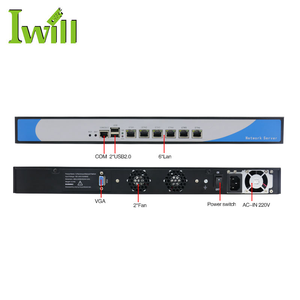 1U Server di Rete Firewall Appliance con i3 3220 Dual Core 6 Lan Pfsense Router Morbido Supporto Aes-ni - Product Image 6