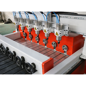 Multi-Head Automatic <strong>CNC</strong> <strong>Router</strong> for Furniture 3D Statue Making NC Studio Mach3 <strong>Control</strong> System New Used Gear for Home Use PVC