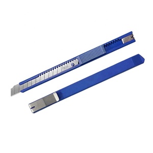 Cheap Office Daily Life Paper Box <strong>Cutter</strong> 9mm Snap Blade Metal Utility <strong>Cutter</strong> Knife - Product Image 6