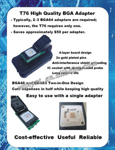 T76 Universal Bios Programador USB3.0 con 9 Adaptadores Compatible con PIC/NAND Flash/EMMC TSOP48 / TSOP56/ BGA 48/63/64/153/169 - Product Image 5