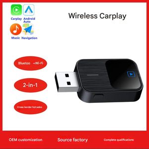OEM Nueva caja inalámbrica Carplay Android Adaptador dos en uno QC3.0 15W Potencia de salida 5V/2A Entrada Tipo-C Puerto para Interconexión de automóviles - Product Image 4
