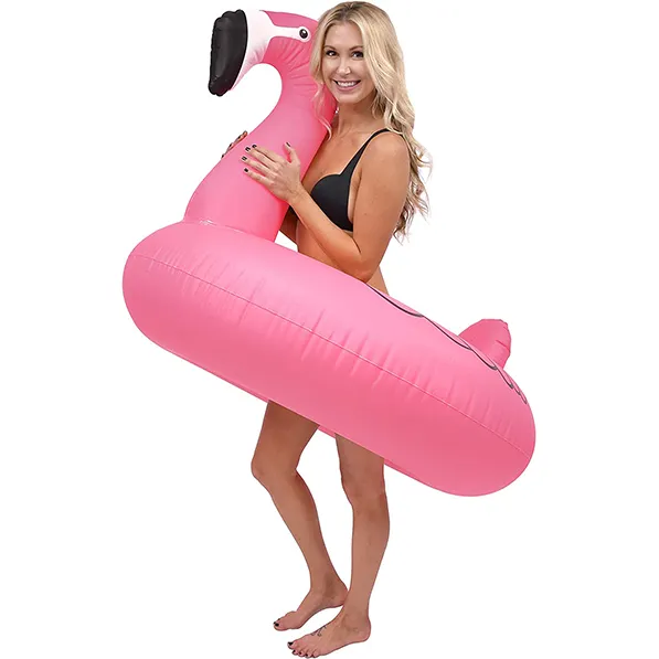 Flotador de piscina de flamencos, balsas inflables para niños y adultos