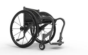 Chăm sóc sức khỏe cung cấp khiêu vũ xe lăn thể thao chuyên nghiệp bánh xe Ghế Trọng lượng tịnh của nhãn hiệu sợi carbon 9.9kg 24 inch 4 inch phanh tay - Product Image 4