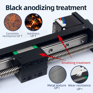 Motor de carrera UMOT de 50mm-200mm, Riel de guía lineal instalado a la derecha, Riel de guía lineal Cnc de bajo ruido, módulo de mesa deslizante síncrono - Product Image 6