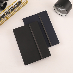 Diario Cuaderno Diario Bloc de notas Diario Logotipo personalizado A5 Pu PU Cuero Impreso Pu Cubierta de cuero Cuaderno con banda elástica - Product Image 2