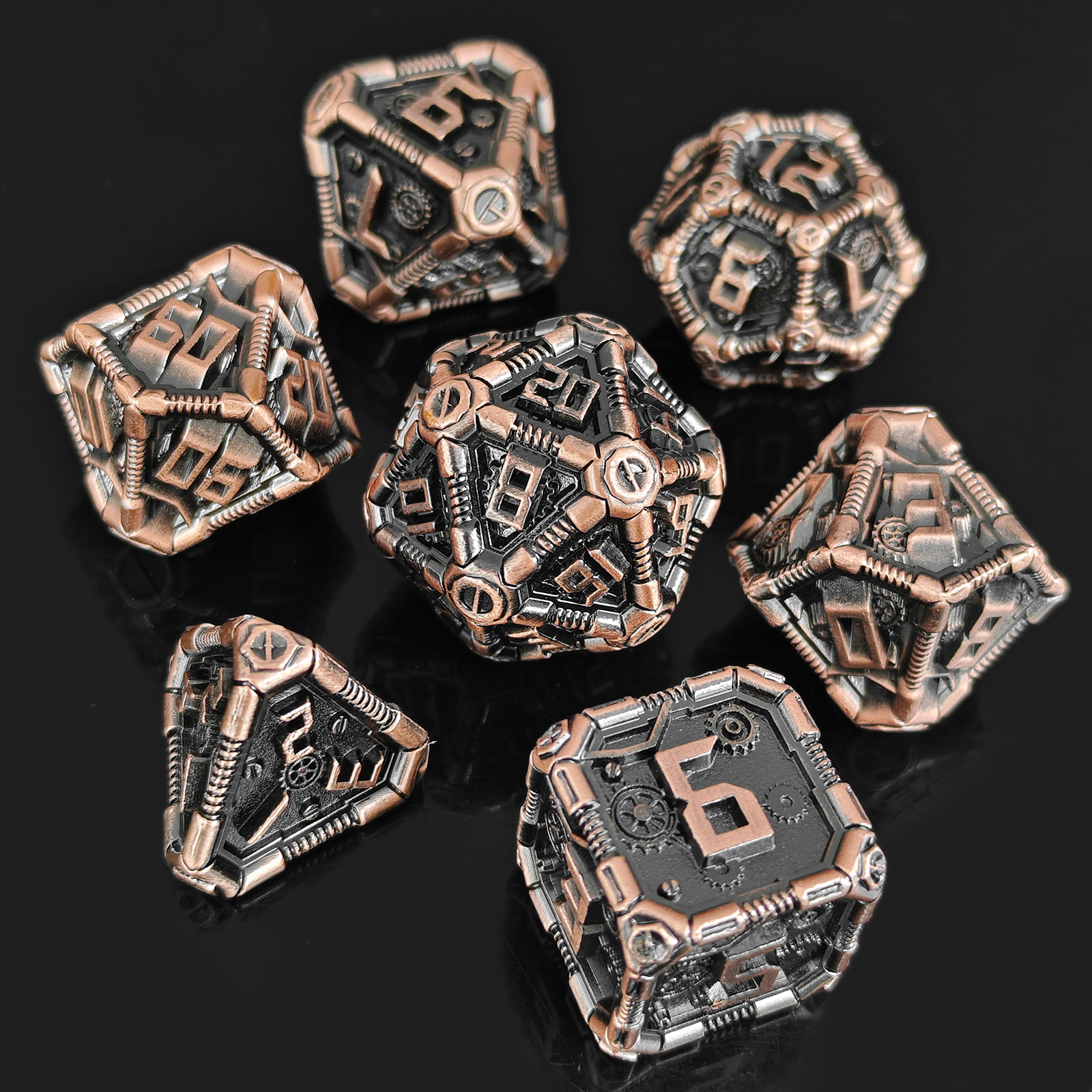 Engrenage en cuivre antique