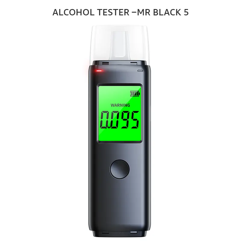 Fabricant d'alcootest portable Affichage numérique Alcotesteur rechargeable Alcootest Alcootest d'alcoolémie Mr black 5