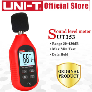 UNI-T UT353噪声测量仪分贝表30 ~ 130dB迷你音频声级计分贝监视器 - Product Image 2