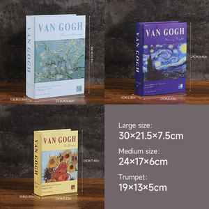 2025 Tùy Chỉnh Cổ Điển Phong Cách Bằng Gỗ Trang Trí Hộp Sách Dummy Trang Trí Nội Thất Cuốn Sách Bìa Cứng Với Cuốn Sách Giả Cho Đồ Trang Sức Ẩn Tiền Mặt - Product Image 5