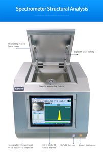 Máquina de prueba espectrográfica de pureza y quilates de elementos metálicos XRF 05 - Product Image 2