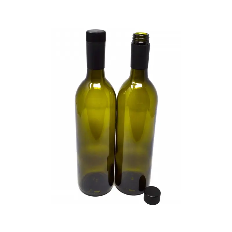 ขวดไวน์ทำจากแก้วทรงกลมสูง750มล. พร้อมจุกขวดแก้วทำจากองุ่นเขียวแบบโบราณ