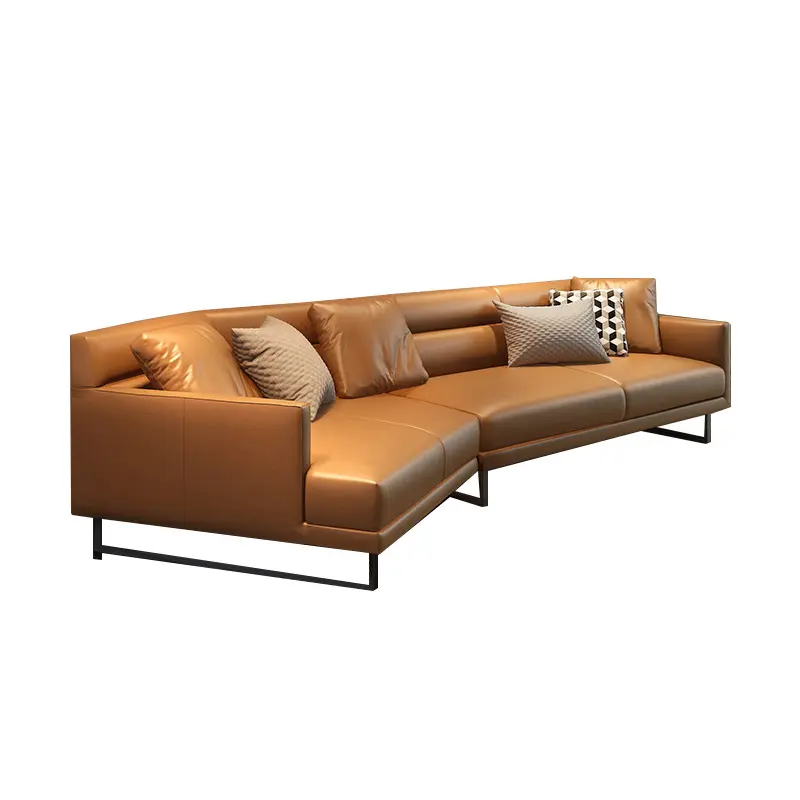 Italian Design Luxury Sofa Living Room High Quality Napa Leather Sofa For Sale